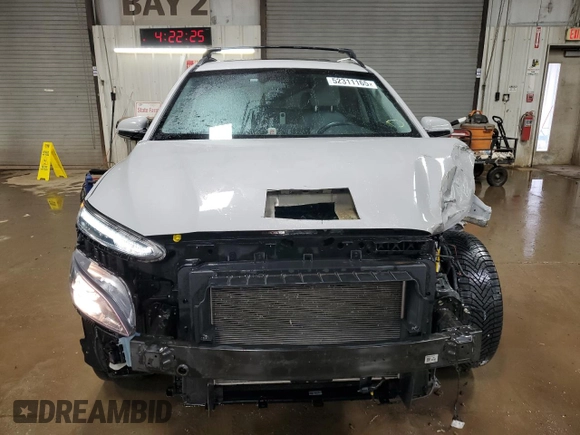 2023 Hyundai Kona SEL with VIN KM8K3CAB5PU946983, listed as a Copart auction lot 52311165 with 27,141 mi miles and Salvage Title. Bid and sale history available at DreamBid. Image 5.