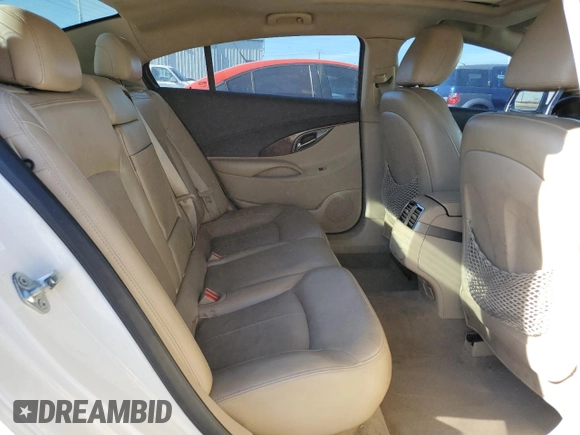 2012 Buick LaCrosse Touring with VIN 1G4GJ5E37CF144492, listed as a Copart auction lot 42339425 with 128,182 mi miles and Salvage title. Bid and sale history available at DreamBid. Image 10.