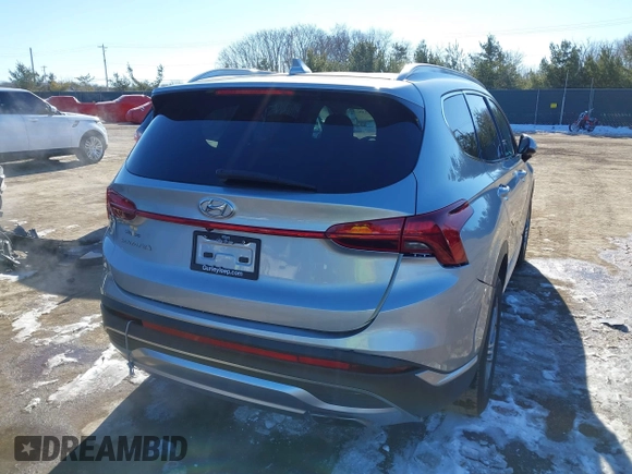 2022 Hyundai Santa Fe SEL with VIN 5NMS24AJ2NH419203, listed as a IAAI auction lot 41413145 with 69,080 mi miles. Bid and sale history available at carsss.com. Image 4.