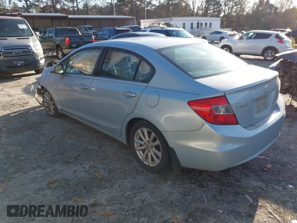 2012 Honda Civic EX-L with VIN 2HGFB2F91CH507657, listed as a IAAI auction lot 41115627 with 253,242 mi miles and . Bid and sale history available at DreamBid. Image 3.