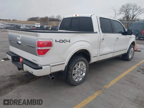 2013 Ford F-150 XL with VIN 1FTFW1EFXDFB59784, listed as a IAAI auction lot 41915547 with 102,365 mi miles. Bid and sale history available at carsss.com. Image 4.