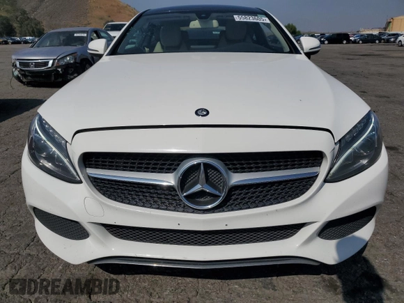 2017 Mercedes-Benz C 300 with VIN WDDWJ4KB1HF325798, listed as a Copart auction lot 55823605 with 94,951 mi miles and Salvage title. Bid and sale history available at DreamBid. Image 5.