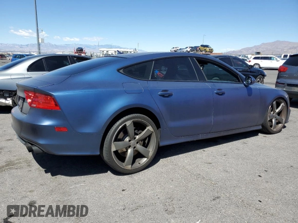 2015 Audi S7 z VIN WAUW2AFCXFN032765, wystawiony jako Copart lot #56916125 z przebiegiem 91 610 mil mil oraz Szkoda całkowita • Salvage title. Historia ofert i sprzedaży dostępna na DreamBid. Obrazek 3.