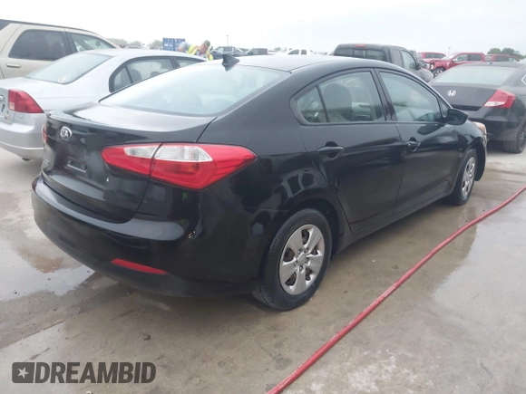 2015 Kia Forte LX with VIN KNAFK4A6XF5429220, listed as a IAAI auction lot 42001696 with 89,548 mi miles. Bid and sale history available at carsss.com. Image 4.