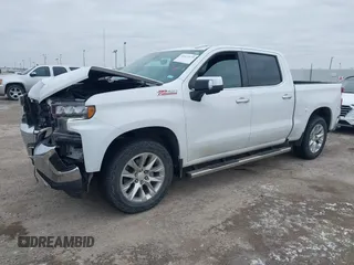 2021 Chevrolet Silverado 1500 LTZ with VIN 3GCUYGET3MG338547, listed as a IAAI auction lot 41621179 with 25,335 mi miles and . Bid and sale history available at DreamBid. Image 2.