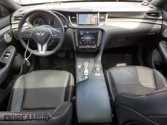2022 Infiniti QX55 Sensory with VIN 3PCAJ5L31NF104767, listed as a Copart auction lot 57218455 with 73,694 mi miles and Clean title. Bid and sale history available at DreamBid. Image 8.