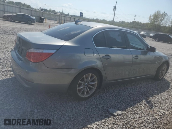 2009 BMW 5 Series 550i with VIN WBANW53529CT55463, listed as a Copart auction lot 75246254 with 197,845 mi miles and Clean Title. Bid and sale history available at carsss.com. Image 3.