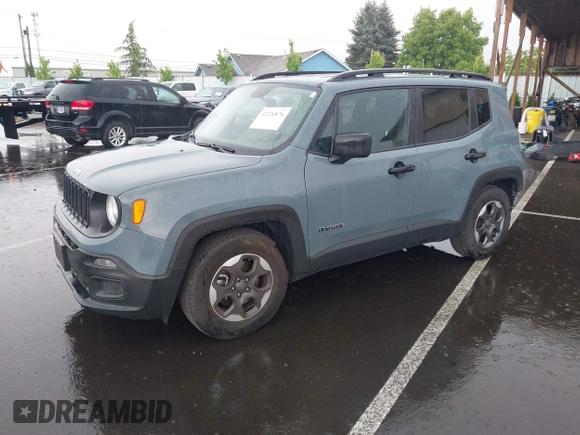 2017 Jeep Renegade Sport with VIN ZACCJAAB6HPF90937, listed as a IAAI auction lot 42226876 with 57,527 mi miles and . Bid and sale history available at DreamBid. Image 19.