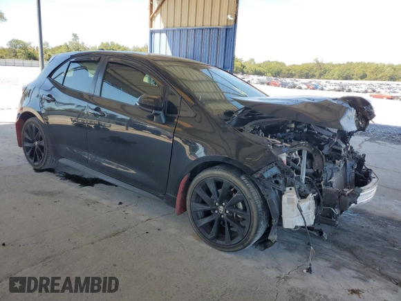 2021 Toyota Corolla Hatchback SE with VIN JTND4MBE6M3112792, listed as a Copart auction lot 70100224 with 97,818 mi miles and Salvage Title. Bid and sale history available at carsss.com. Image 4.