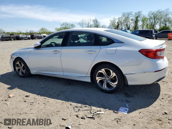 2018 Honda Accord EX with VIN 1HGCV1F48JA042296, listed as a Copart auction lot 54331195 with 110,105 mi miles and Salvage title. Bid and sale history available at DreamBid. Image 2.