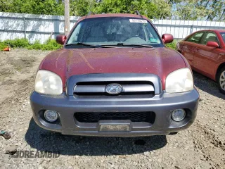 2005 Hyundai Santa Fe GLS with VIN KM8SC73D35U975899, listed as a Copart auction lot 56174615 with 182,798 mi miles and Salvage title. Bid and sale history available at DreamBid. Image 5.