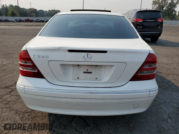 2004 Mercedes-Benz C 320 with VIN WDBRF64J64F449079, listed as a Copart auction lot 70637514 with 130,830 mi miles and Salvage Title. Bid and sale history available at DreamBid. Image 6.