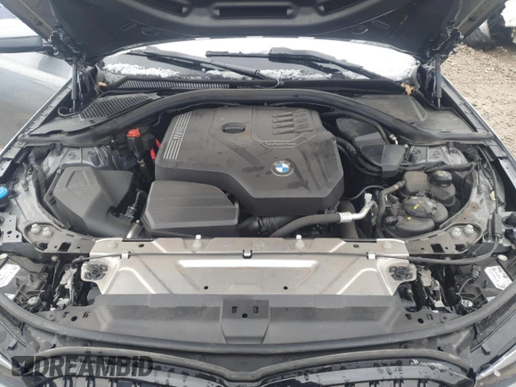 2024 BMW 3 Series 330i xDrive with VIN 3MW89FF01R8E14844, listed as a Copart auction lot 48992225 with 0 mi miles and Salvage Title. Bid and sale history available at carsss.com. Image 11.