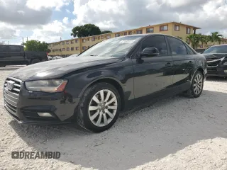 2014 Audi A4 Premium z VIN WAUAFAFL0EN043724, wystawiony jako Copart lot #61640915 z przebiegiem 116 861 mil mil oraz Czysty tytuł • Clean title. Historia ofert i sprzedaży dostępna na DreamBid. Obrazek 1.
