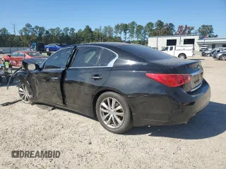 2015 Infiniti Q50 Premium with VIN JN1BV7AP4FM345938, listed as a Copart auction lot 77319234 with 134,731 mi miles and Salvage Title. Bid and sale history available at carsss.com. Image 2.