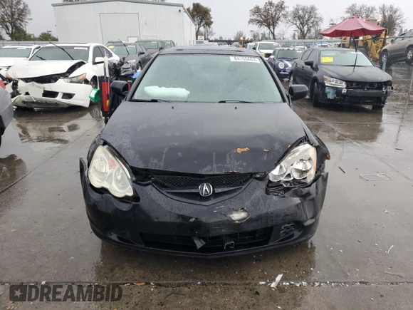 2002 Acura RSX Type S with VIN JH4DC530X2C034772, listed as a Copart auction lot 84755604 with 288,494 mi miles and Salvage Title. Bid and sale history available at carsss.com. Image 5.