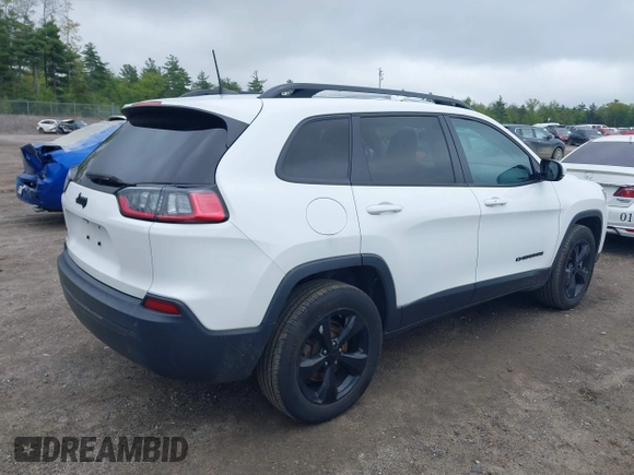 2019 Jeep Cherokee Latitude Plus with VIN 1C4PJMLB8KD320467, listed as a IAAI auction lot 42259659 with 33,368 mi miles and . Bid and sale history available at DreamBid. Image 4.
