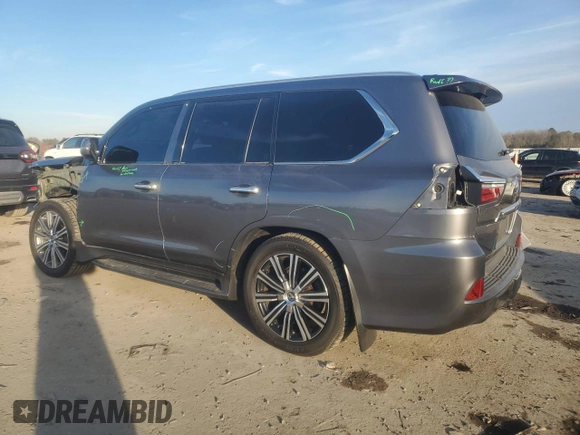 2018 Lexus LX 570 z VIN JTJHY7AX4J4260540, wystawiony jako Copart lot #42394315 z przebiegiem 63 202 mil mil oraz Szkoda całkowita • Salvage title. Historia ofert i sprzedaży dostępna na DreamBid. Obrazek 2.