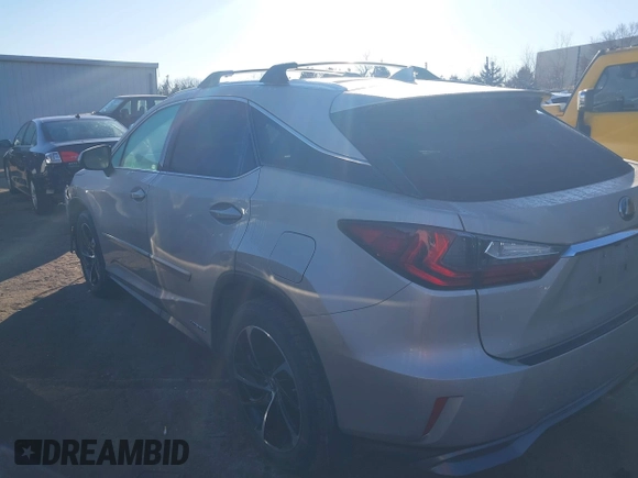 2017 Lexus RX with VIN 2T2BGMCA2HC013703, listed as a IAAI auction lot 41200592 with 134,403 mi miles. Bid and sale history available at carsss.com. Image 3.