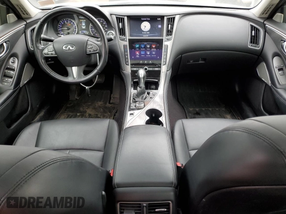 2017 Infiniti Q50 Signature Edition with VIN JN1EV7AP6HM737450, listed as a Copart auction lot 53154495 with 90,270 mi miles and Clean Title. Bid and sale history available at DreamBid. Image 8.