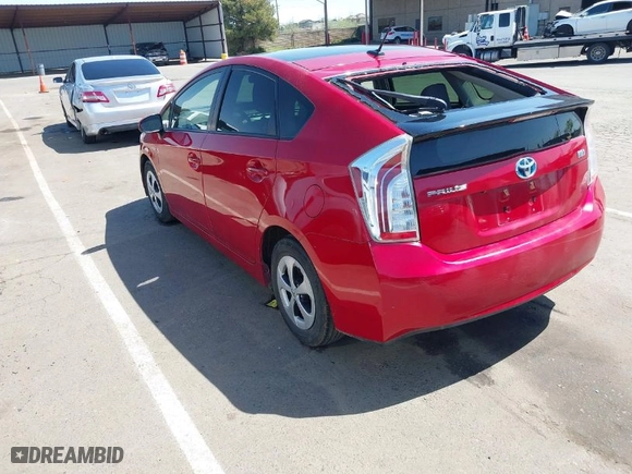 2015 Toyota Prius Four with VIN JTDKN3DU2F1903357, listed as a IAAI auction lot 41962194 with 74,523 mi miles. Bid and sale history available at carsss.com. Image 3.