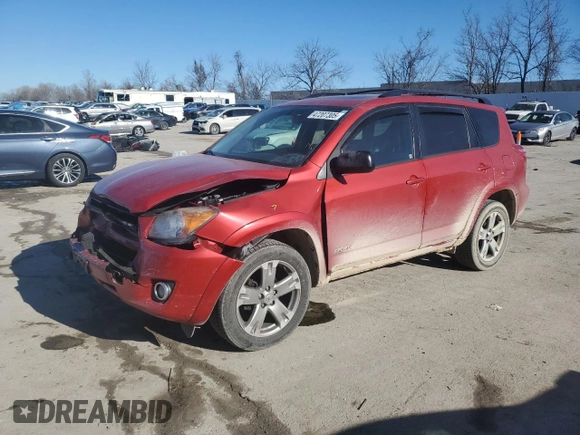 2010 Toyota RAV4 Sport with VIN 2T3RF4DV6AW075575, listed as a Copart auction lot 47207305 with 60,706 mi miles and Salvage title. Bid and sale history available at DreamBid. Image 1.