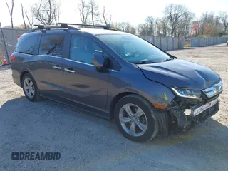 2020 Honda Odyssey EX with VIN 5FNRL6H54LB052660, listed as a IAAI auction lot 42051157 with 51,159 mi miles and . Bid and sale history available at DreamBid. Image 1.