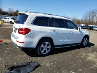 2017 Mercedes-Benz GLS 450 with VIN 4JGDF6EE6HA820771, listed as a Copart auction lot 45263644 with 81,927 mi miles and . Bid and sale history available at DreamBid. Image 3.
