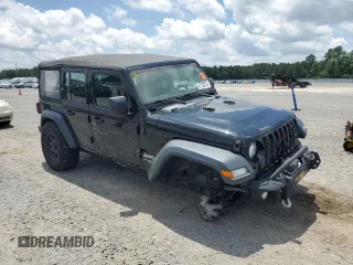 2018 Jeep Wrangler Unlimited Sport S с VIN 1C4HJXDG7JW152968, выставлен на аукционе Copart как лот 61130215 с пробегом 60 796 миль миль и Списание • Salvage title. История ставок и продаж доступна на DreamBid. Изображение 4.