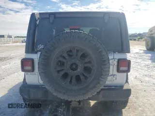 2020 Jeep Wrangler Sport S with VIN 1C4GJXAN7LW155533, listed as a Copart auction lot 44885625 with 40,045 mi miles and Salvage title. Bid and sale history available at DreamBid. Image 6.