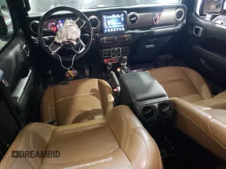 2020 Jeep Gladiator Rubicon with VIN 1C6JJTBG9LL183888, listed as a Copart auction lot 70225794 with 57,969 mi miles and Salvage title. Bid and sale history available at DreamBid. Image 8.