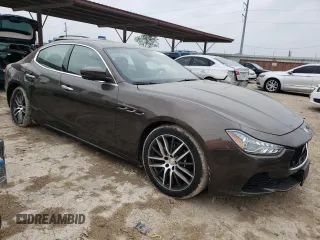 2017 Maserati Ghibli S Q4 with VIN ZAM57RTL6H1199004, listed as a Copart auction lot 46513193 with 53,767 mi miles. Bid and sale history available at carsss.com. Image 4.