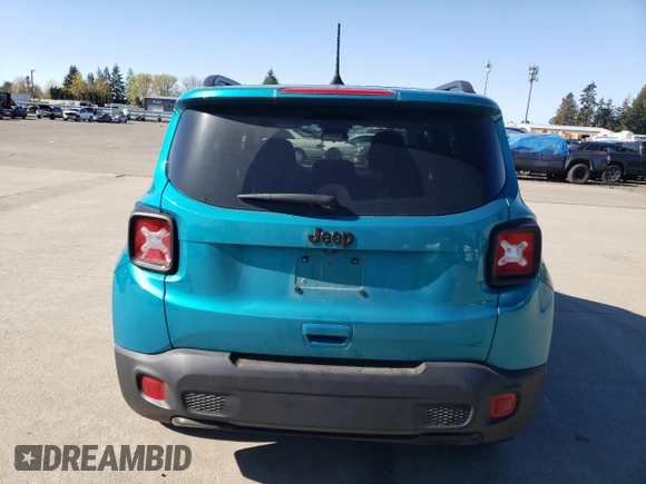 2019 Jeep Renegade Altitude z VIN ZACNJABB3KPK36000, wystawiony jako Copart lot #53492985 z przebiegiem 52 586 mil mil oraz Szkoda całkowita • Salvage title. Historia ofert i sprzedaży dostępna na DreamBid. Obrazek 6.