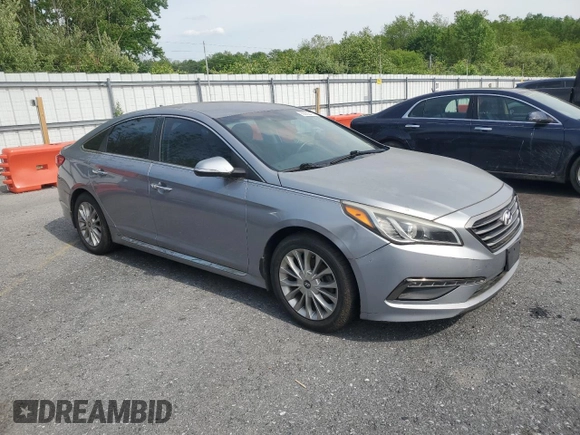 2015 Hyundai Sonata Sport with VIN 5NPE34AF8FH126531, listed as a Copart auction lot 56660495 with 132,099 mi miles and Salvage title. Bid and sale history available at DreamBid. Image 4.
