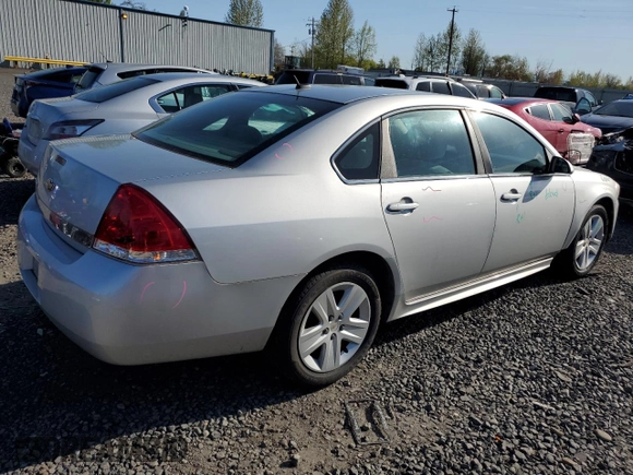 2010 Chevrolet Impala LS with VIN 2G1WA5EN8A1201930, listed as a Copart auction lot 52489895 with 105,302 mi miles and Salvage Title. Bid and sale history available at DreamBid. Image 3.