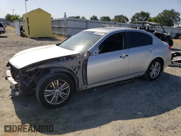 2013 Infiniti G37 Journey with VIN JN1CV6AP9DM718662, listed as a Copart auction lot 59592975 with 165,697 mi miles and Salvage title. Bid and sale history available at DreamBid. Image 1.