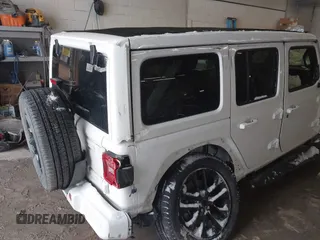 2022 Jeep Wrangler Unlimited Sahara with VIN 1C4HJXEN3NW222744, listed as a IAAI auction lot 41249285 with 43,780 mi miles and . Bid and sale history available at DreamBid. Image 22.