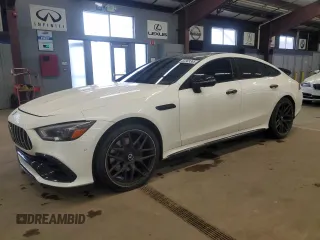 2020 Mercedes-Benz AMG GT 53 z VIN WDD7X6BB8LA015412, wystawiony jako Copart lot #52363365 z przebiegiem 49 458 mil mil oraz Czysty tytuł • Clean title. Historia ofert i sprzedaży dostępna na DreamBid. Obrazek 1.