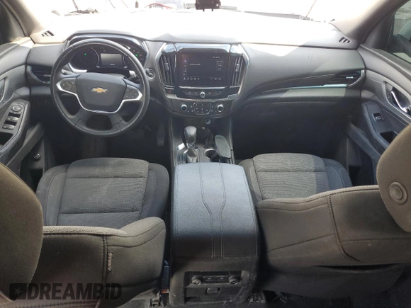 2023 Chevrolet Traverse LT Cloth with VIN 1GNEVGKW0PJ132818, listed as a Copart auction lot 71440884 with 43,638 mi miles and Clean Title. Bid and sale history available at carsss.com. Image 8.