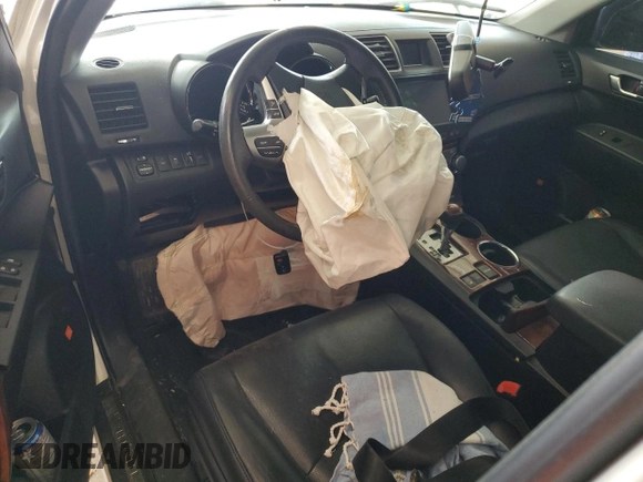 2012 Toyota Highlander Limited with VIN 5TDDK3EHXCS141669, listed as a Copart auction lot 59583955 with Not provided miles and Non repairable. Bid and sale history available at DreamBid. Image 8.