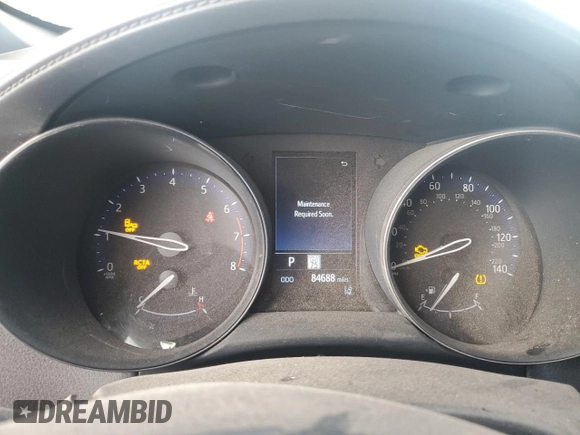 2021 Toyota C-HR LE with VIN JTNKHMBX3M1109664, listed as a Copart auction lot 87967165 with 84,688 mi miles and Salvage Title. Bid and sale history available at DreamBid. Image 9.