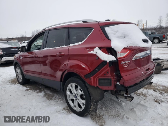 2016 Ford Escape Titanium with VIN 1FMCU9JXXGUA62330, listed as a Copart auction lot 45338705 with 65,722 mi miles and Salvage Title. Bid and sale history available at carsss.com. Image 2.