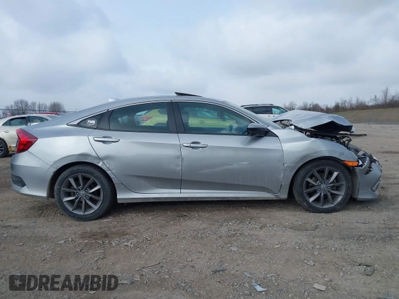 2019 Honda Civic Sedan EX with VIN 19XFC1F3XKE003300, listed as a IAAI auction lot 41889174 with 38,965 mi miles. Bid and sale history available at carsss.com. Image 14.