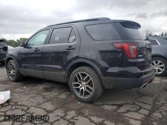 2017 Ford Explorer Sport with VIN 1FM5K8GT6HGE12579, listed as a Copart auction lot 54395055 with 59,955 mi miles and Salvage Title. Bid and sale history available at carsss.com. Image 2.