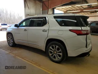 2021 Chevrolet Traverse Premier with VIN 1GNERKKWXMJ149466, listed as a Copart auction lot 48322655 with 94,650 mi miles and Salvage Title. Bid and sale history available at carsss.com. Image 2.