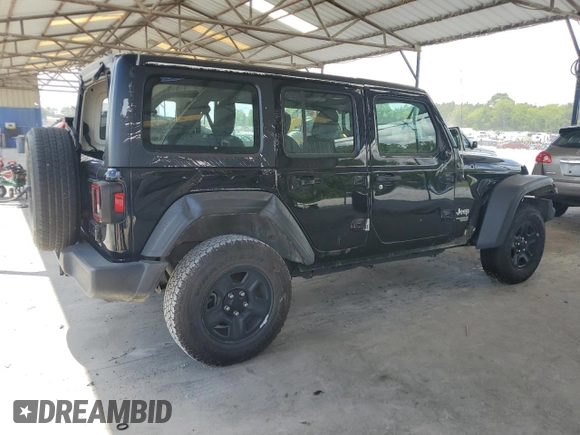 2020 Jeep Wrangler Unlimited Sport z VIN 1C4HJXDM3LW231868, wystawiony jako Copart lot #60890985 z przebiegiem 46 087 mil mil oraz Szkoda całkowita • Salvage title. Historia ofert i sprzedaży dostępna na DreamBid. Obrazek 3.