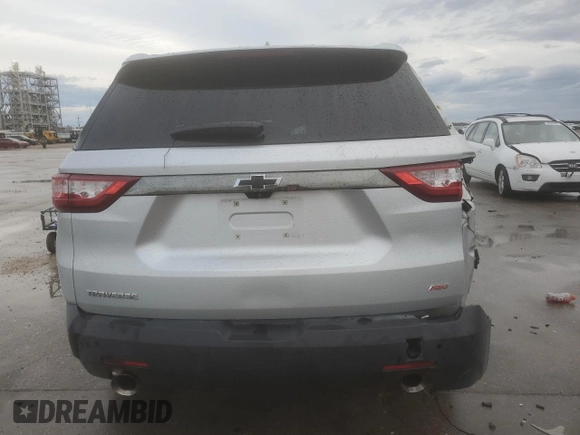 2018 Chevrolet Traverse RS with VIN 1GNERJKX4JJ158727, listed as a Copart auction lot 83440254 with 104,017 mi miles and Salvage Title. Bid and sale history available at carsss.com. Image 6.