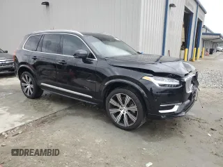 2023 Volvo XC90 Ultimate with VIN YV4062PA7P1982670, listed as a Copart auction lot 43062435 with 0 mi miles and Salvage Title. Bid and sale history available at carsss.com. Image 4.