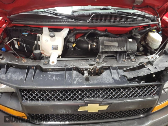 2013 Chevrolet Express Cargo Van with VIN 1GCSGAFX1D1182919, listed as a Copart auction lot 81385094 with 100,338 mi miles and Salvage Title. Bid and sale history available at carsss.com. Image 12.