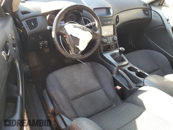 2011 Hyundai Genesis Coupe with VIN KMHHT6KD2BU052167, listed as a Copart auction lot 41340295 with 117,048 mi miles and Salvage title. Bid and sale history available at DreamBid. Image 8.